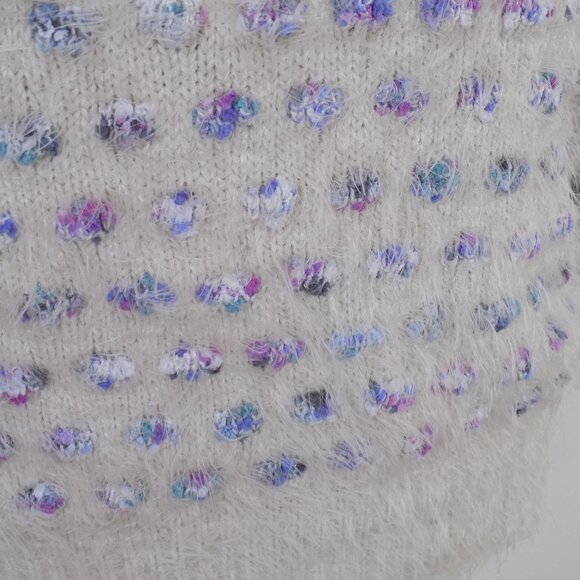 vintage pullover sweater knitwear cottage boho indie cozy fluffy - Picture 4 of 7